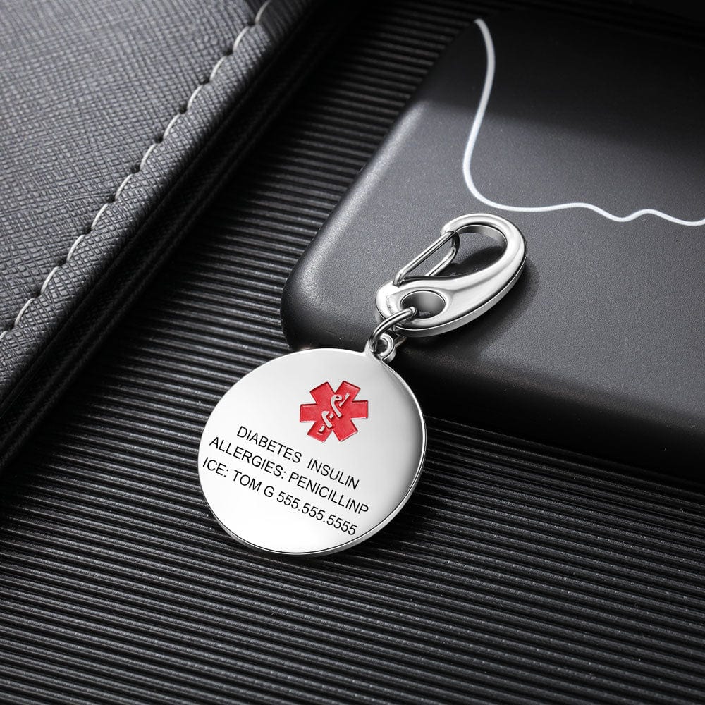 Tailor-Made Health Companion: The Personalized Custom Medical Keychain
