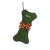 Custom Dog Bone-Shaped Christmas Stockings - Personalized Pet Stockings