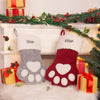 Personalized Pet Paw Christmas Stocking – Custom Stocking for Pet Lovers