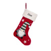 Personalized Christmas Stocking with Gnome Design – Custom Holiday Stocking