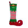 Personalized Elf Christmas Stocking – Custom Elf Boot Stocking with Jingle Bells