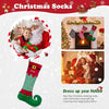 Personalized Elf Christmas Stocking – Custom Elf Boot Stocking with Jingle Bells