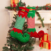 Personalized Elf Christmas Stocking – Custom Elf Boot Stocking with Jingle Bells