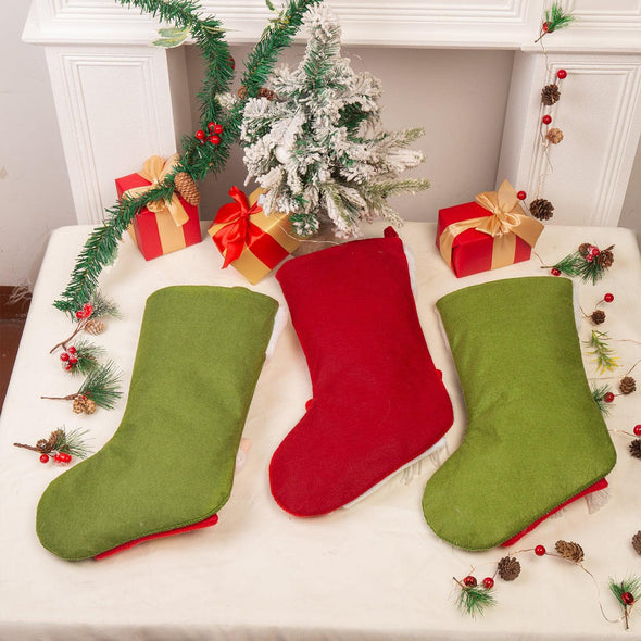 Personalized Christmas Stockings – Custom Holiday Stockings with Santa, Snowman, and Reindeer Designs