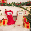 Personalized Dog Bone Christmas Stocking – Custom Pet Stocking for Dogs