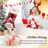 Personalized Santa and Snowman Christmas Stocking – Custom Holiday Stocking with Festive Designs