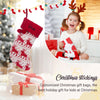 Personalized Knitted Christmas Stocking – Custom Holiday Stocking with Festive Patterns