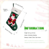 Personalized Santa and Snowman Christmas Stocking – Custom Holiday Stocking with Festive Characters