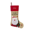 Personalized Merry Christmas Stocking – Custom Santa and Snowman Holiday Stockings