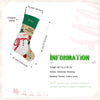 Personalized Merry Christmas Stocking – Custom Santa and Snowman Holiday Stockings