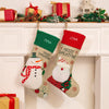 Personalized Merry Christmas Stocking – Custom Santa and Snowman Holiday Stockings