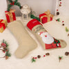 Personalized Merry Christmas Stocking – Custom Santa and Snowman Holiday Stockings