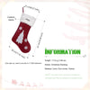 Personalized Snowman Christmas Stocking – Custom Holiday Stocking with Faux Fur Cuff