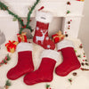 Personalized Snowman Christmas Stocking – Custom Holiday Stocking with Faux Fur Cuff