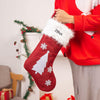 Personalized Snowman Christmas Stocking – Custom Holiday Stocking with Faux Fur Cuff