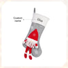 Personalized Gnome Christmas Stocking – Custom Holiday Stocking with Festive Gnome Design