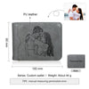 Custom Photo PU Leather Grey Wallet