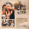 Forever Together – Personalized Photo Acrylic Ornament with 2 Name
