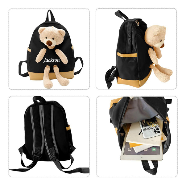 Personalized Kids Backpack with Name – Custom School Bag for Boys or Girls – Back-to-School Gift with Zippered Pockets