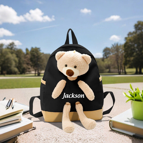 Personalized Kids Backpack with Name – Custom School Bag for Boys or Girls – Back-to-School Gift with Zippered Pockets