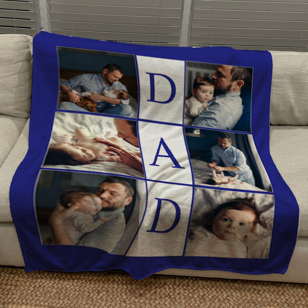 Build Your Own Design Custom Photo Collage Blanket | Blanket Personalized With Your Pictures