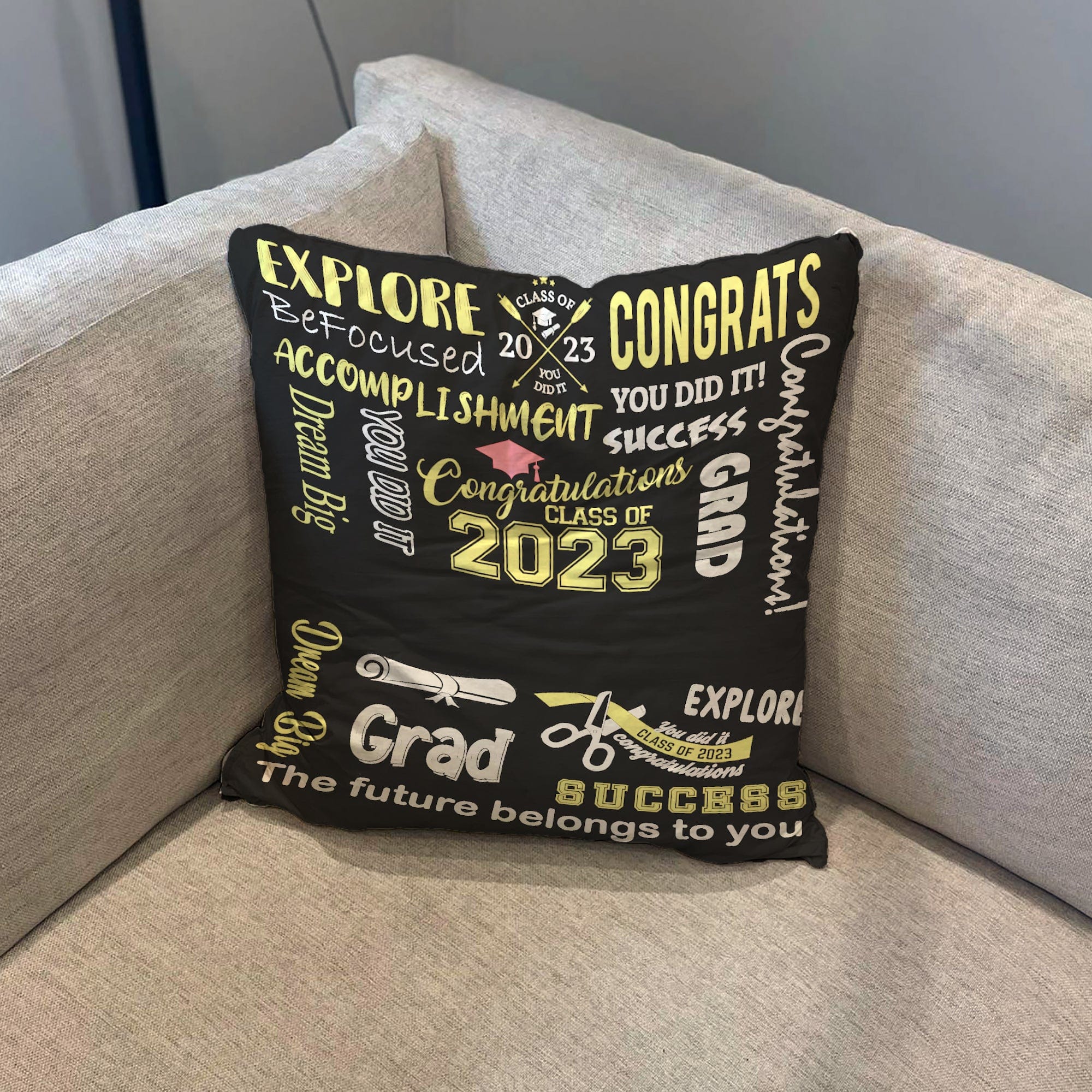 Graduation Picture Pillow 