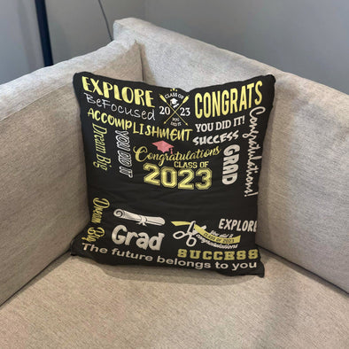 2023 Graduation Throw pillow , Senior pillow, Collage graduation pillow, High School graduation pillow