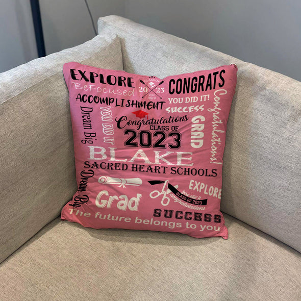 2023 Graduation Throw pillow , Senior pillow, Collage graduation pillow, High School graduation pillow