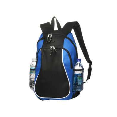 Black and Blue, 2-Tone Sports Backpack