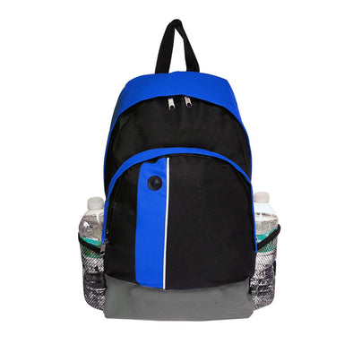 Black and Blue 2-Tone School Backpack