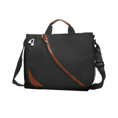 Black Executive Messenger Bag