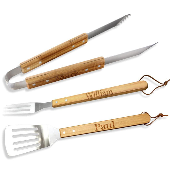 Personalized BBQ 3PC Tool Set.