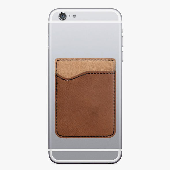 Non-Personalized | Leatherette Caddy Phone Wallet.