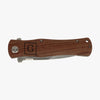 Custom Initial Wood Handle Knife.