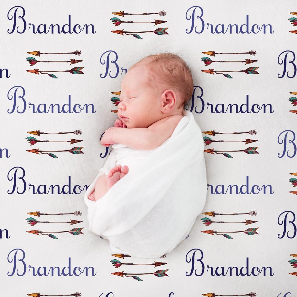 Baby name blanket online boy