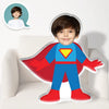 Custom Super Kid Photo Face 3D Pillow  | My Face Pillow for Boys