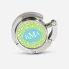 Octagon Chain Round Folding Purse Hanger Personalized with Monogram.