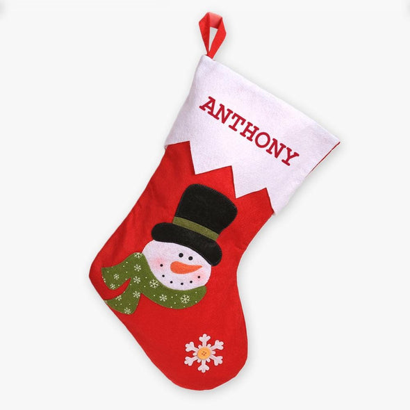 Personalized 3D Christmas Stocking.