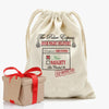 Custom Santa's Special Delivery Christmas Drawstring Sack | Personalized Santa Bag.