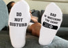Do Not Disturb Dad Personalized Tube Socks
