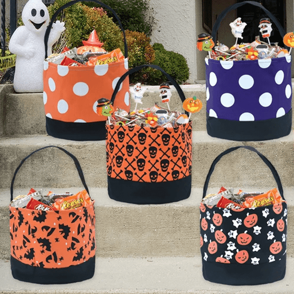 Halloween Bucket Tote Bag for Kids.