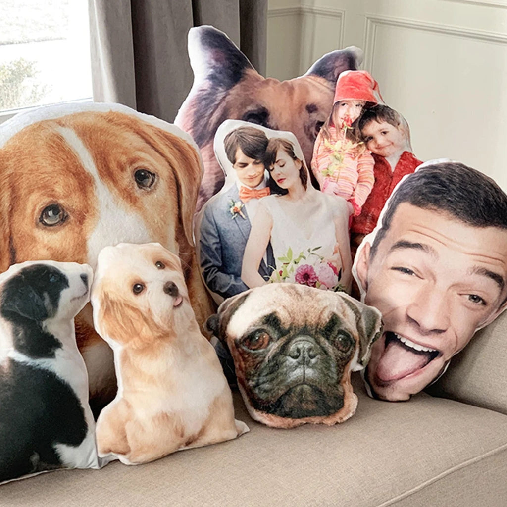 Personalized 3D Throw Pillow.