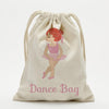 Ballerina Personalized Drawstring Sack.