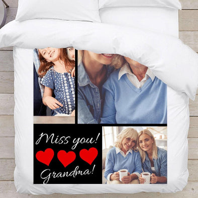 Love Personalized Photo Collage Blanket | Custom Blanket With Pictures