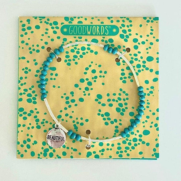 Good Words Bracelet w/ Message Card Included