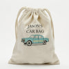Car Bag Custom Drawstring Sack.
