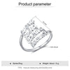Personalized .925 Sterling Silver Four Name Ring