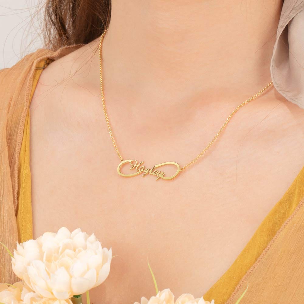 Customed Infinity Custom Infinity Necklace