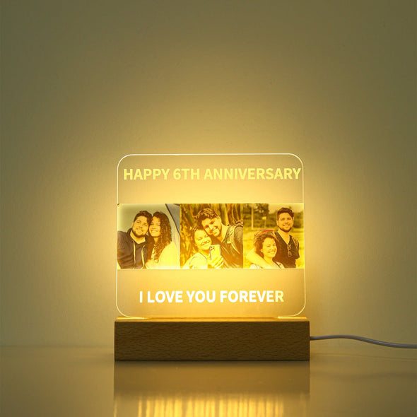 Illuminate Your Home Luxuriously in Style with a Custom Photo Night Light.