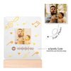 Create your personalized Photo Night Light with music symbols. Sophisticated and unique.